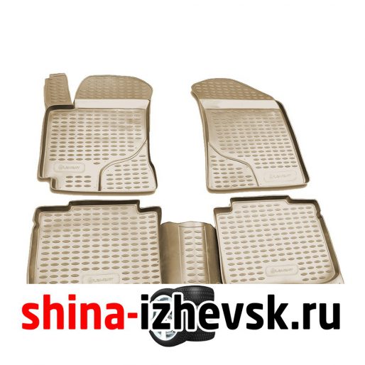 Коврик Autofamily коврик в салон полиуретановый бежевый для KIA Cerato I 2004-2009 в Ижевске